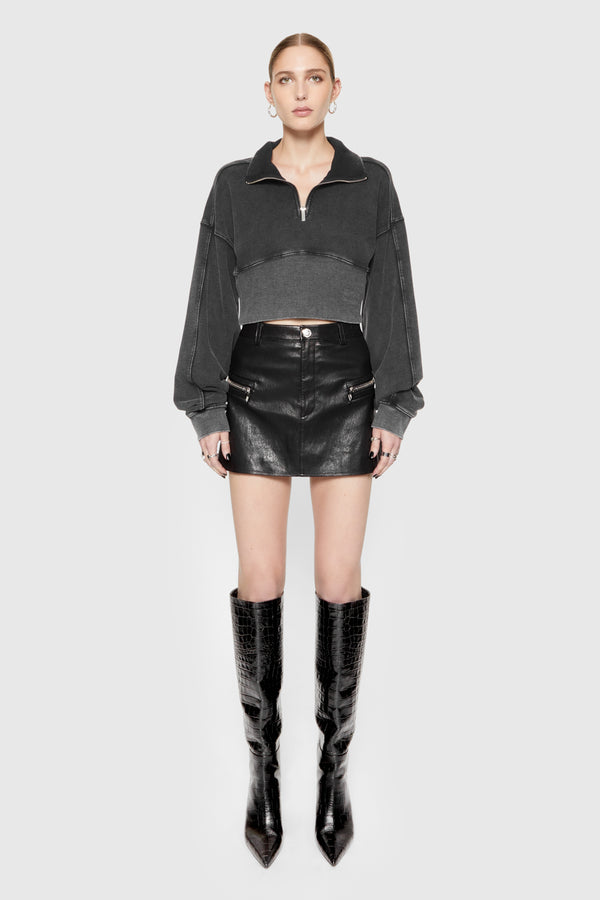 rebecca minkoff Poppy Leather Mini Skirt