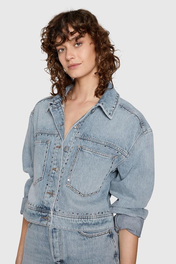 Rebecca Minkoff Rosco Crop Trucker