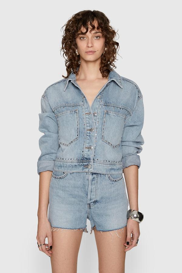 rebecca minkoff Rosco Crop Trucker