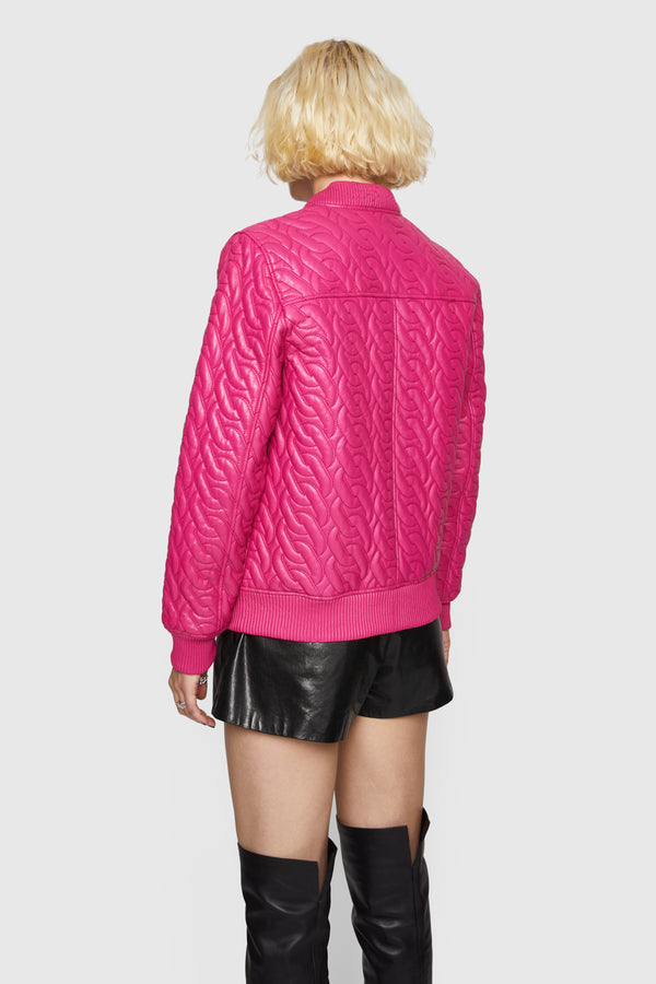 Rebecca Minkoff Ryder Chain Quilt Bomber