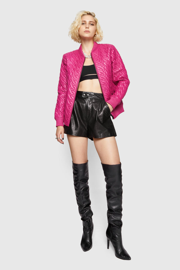 Rebecca Minkoff Ryder Chain Quilt Bomber
