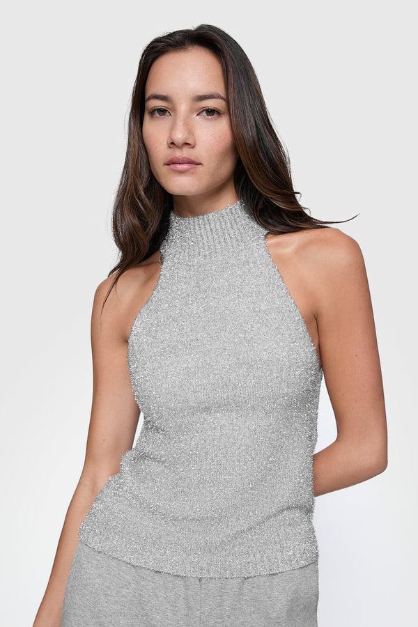 rebecca minkoff Sage Lurex Halter