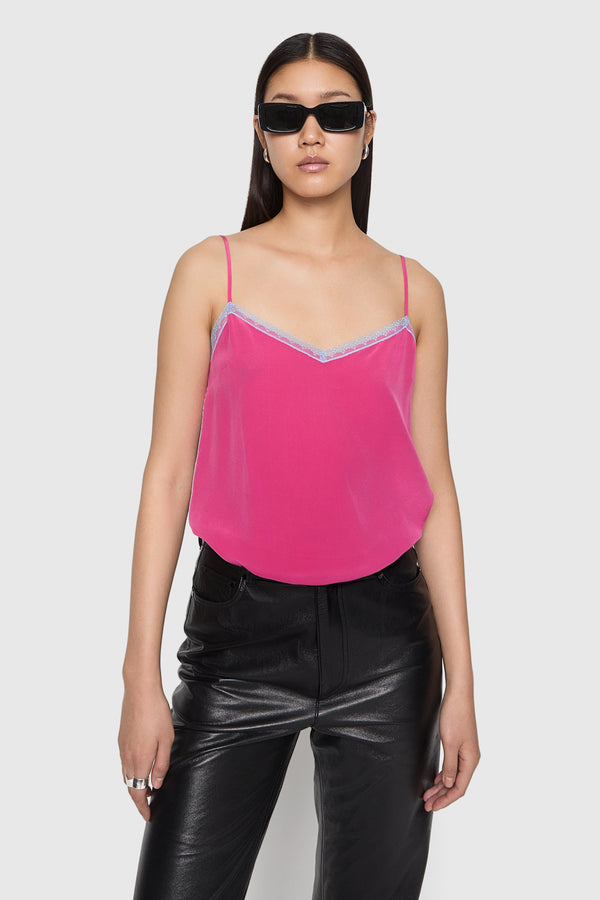 rebecca minkoff Sara Lace Cami Top