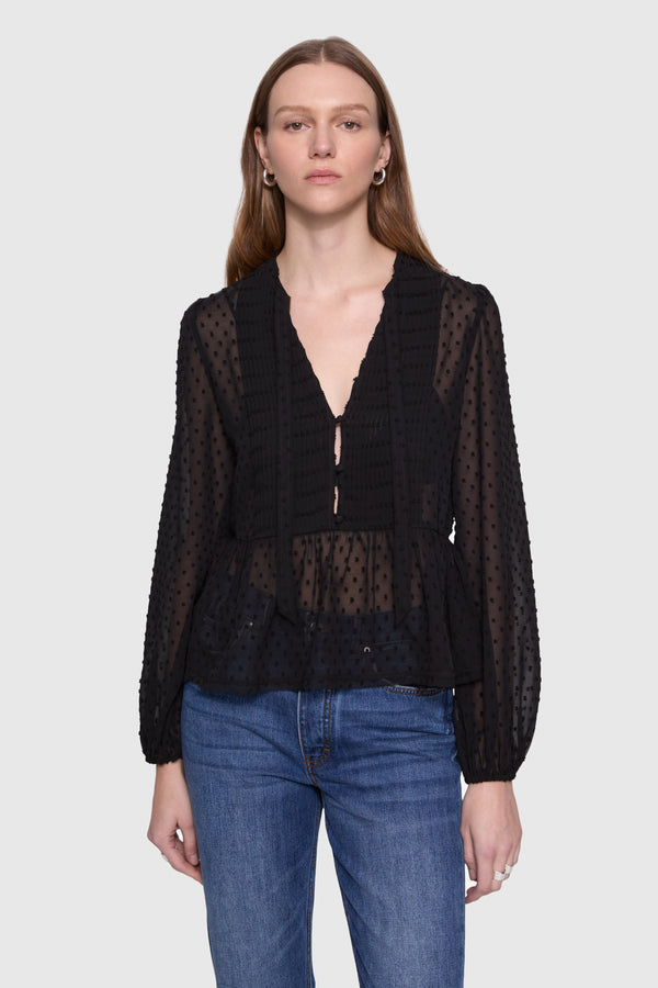 rebecca minkoff Sari Pintuck Top