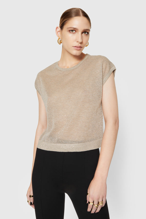 Rebecca Minkoff Scarlett Lurex Top