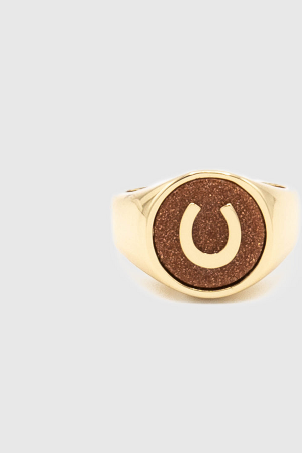 Rebecca Minkoff Semi Charm Signet Ring