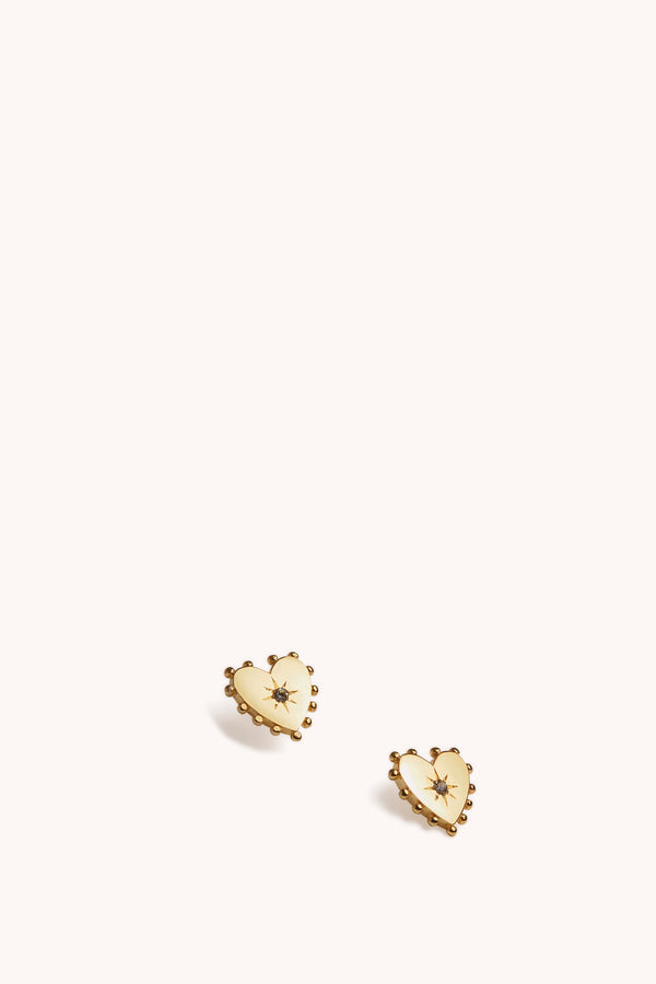 rebecca minkoff Studded Heart Stud Earring