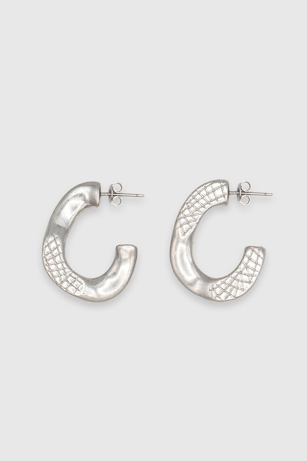 rebecca minkoff Textured Link Earring