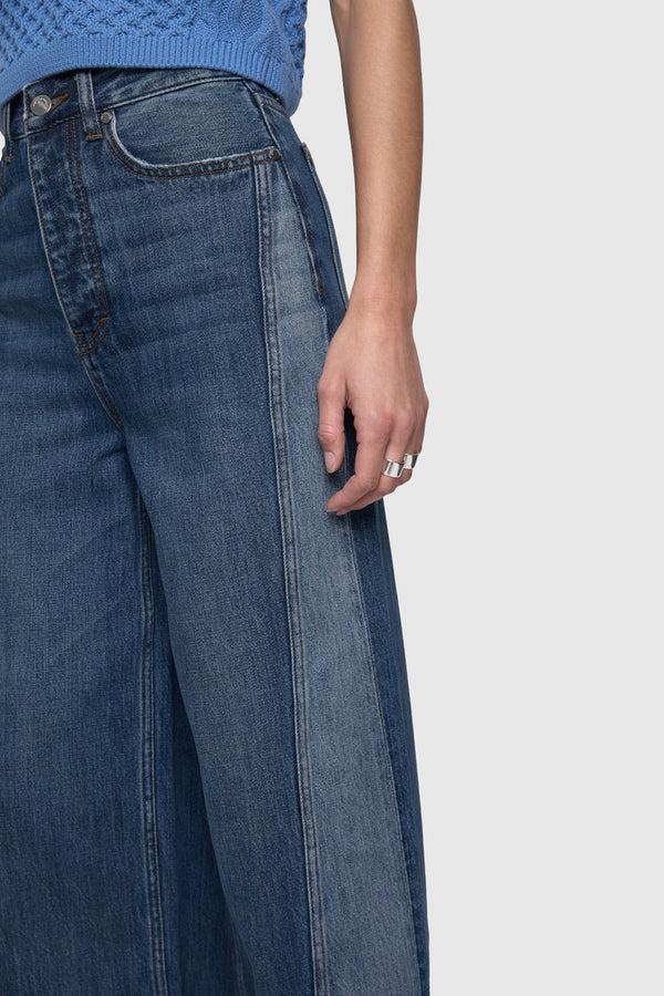 Rebecca Minkoff Thea Denim Wide Leg Pant