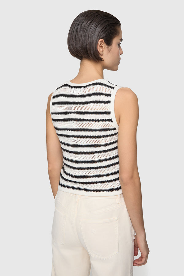 Rebecca Minkoff Vic Stripe Vest