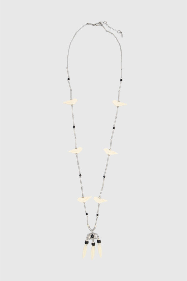 rebecca minkoff Western Bird Fringe Necklace