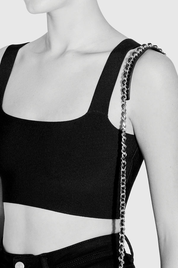 Rebecca Minkoff Whip Chain Strap With Shoulder Pad