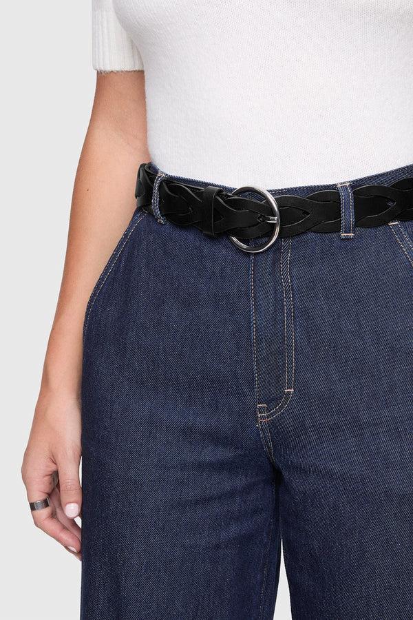 Rebecca Minkoff Woven Braided Belt