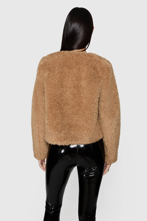 Rebecca Minkoff Wyatt Faux Fur Jacket