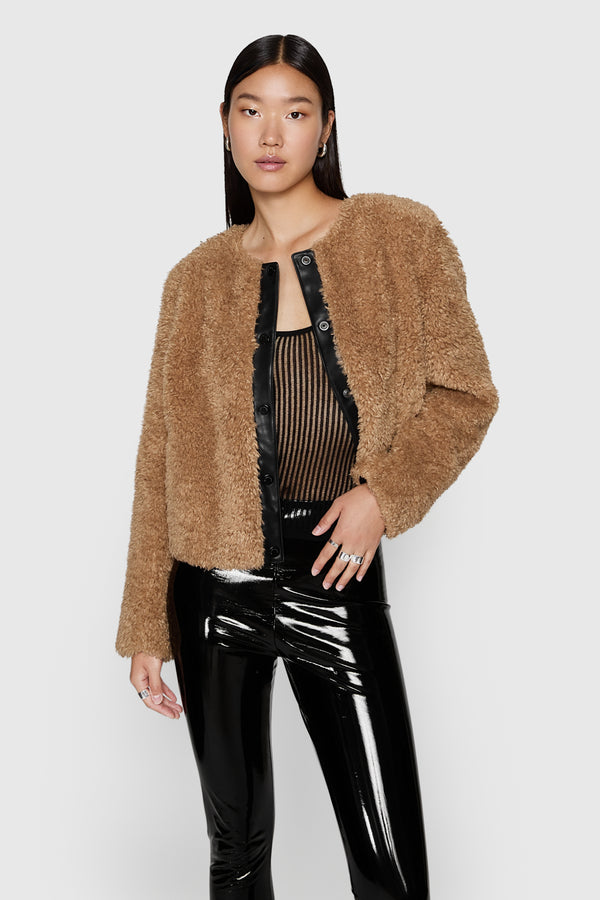 rebecca minkoff Wyatt Faux Fur Jacket
