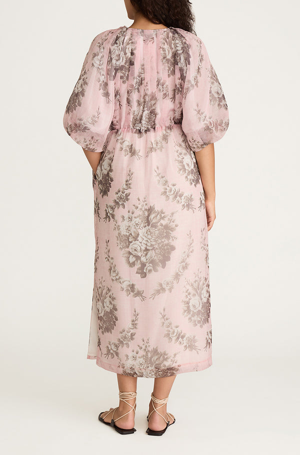 Rebecca Taylor Emblem Fleur Bubble Pencil Slit Dress