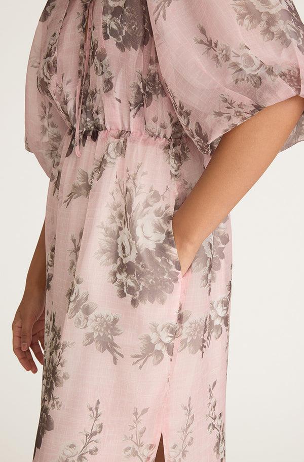 Rebecca Taylor Emblem Fleur Bubble Pencil Slit Dress