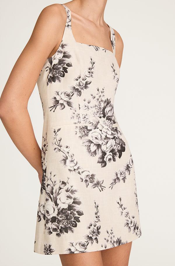 Rebecca Taylor Emblem Fleur Scoop Pocket Mini Dress