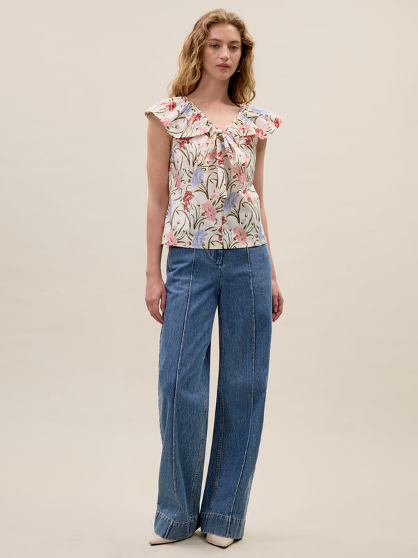 Rebecca Taylor Acosanti Floral Top