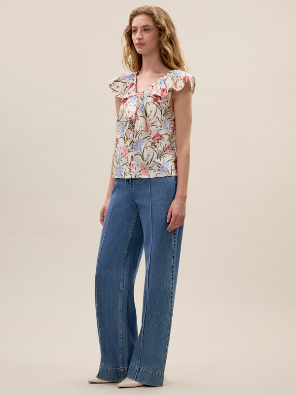 Rebecca Taylor Acosanti Floral Top