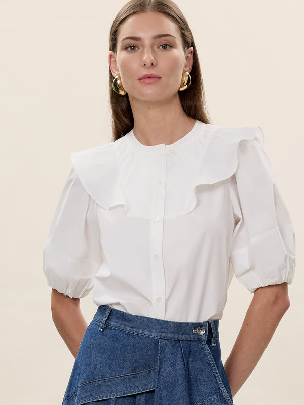 rebecca taylor Aisley Poplin Top