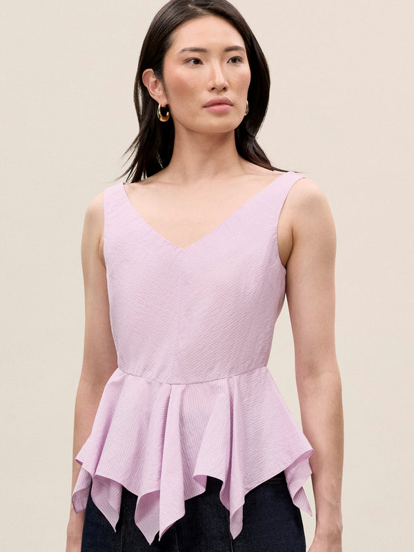 rebecca taylor Allegra Stripe Top