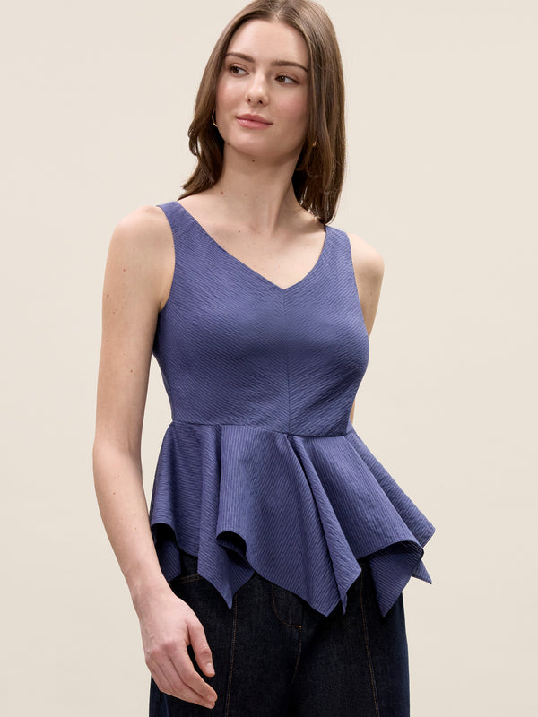 rebecca taylor Allegra Stripe Top