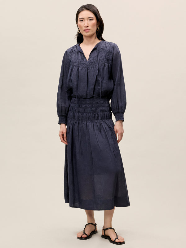 Rebecca Taylor Anya Ramie Blouse