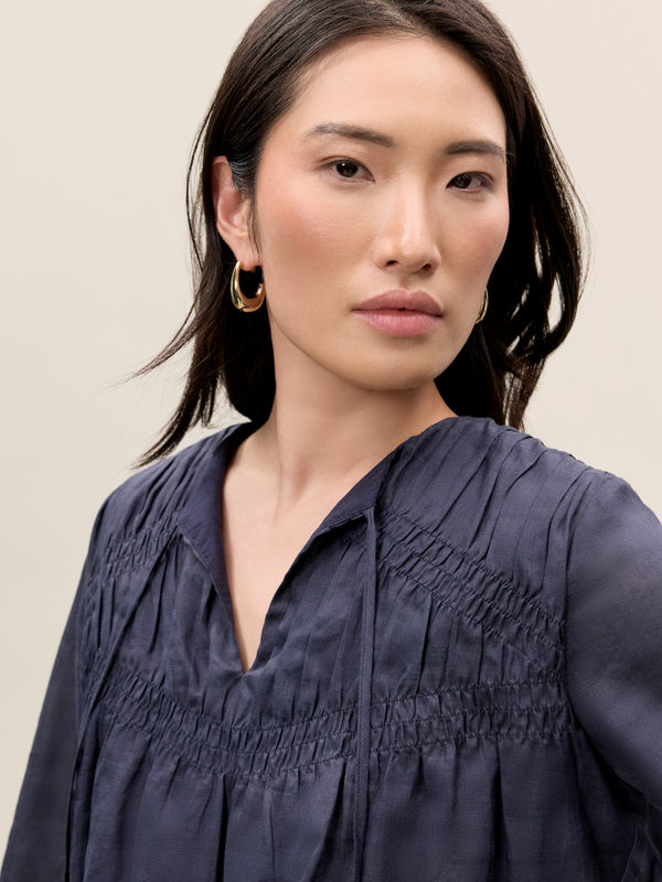 Rebecca Taylor Anya Ramie Blouse
