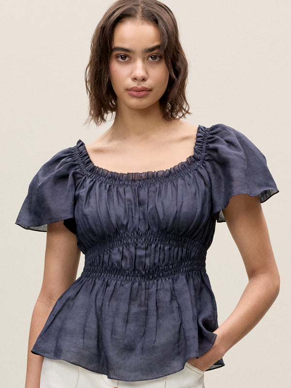 rebecca taylor Anya Ramie Top