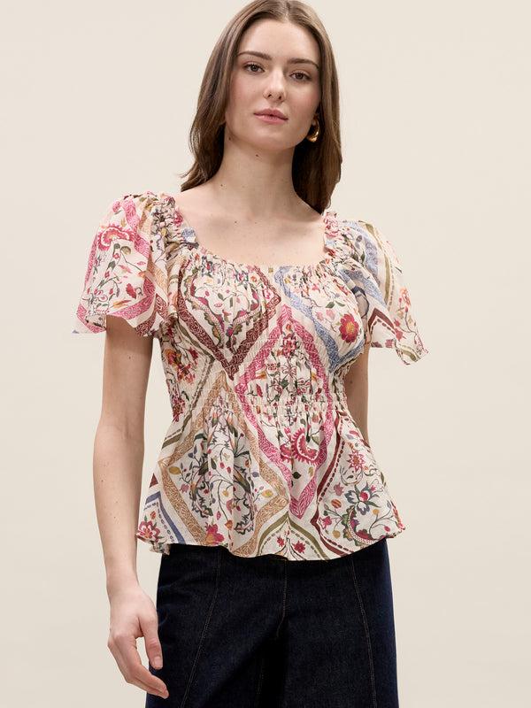 rebecca taylor Anya Ramie Top