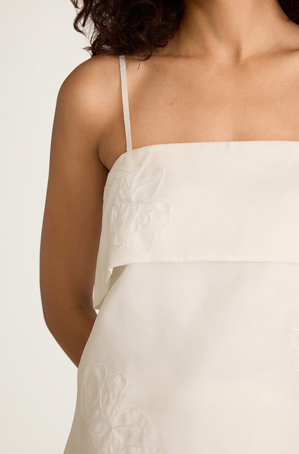 Rebecca Taylor Applique Flange Tank