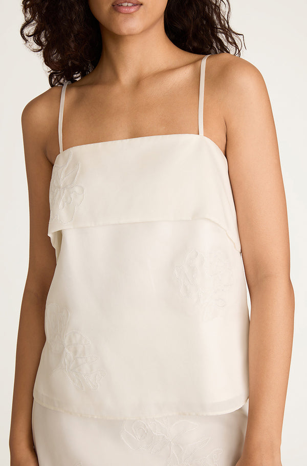 rebecca taylor Applique Flange Tank