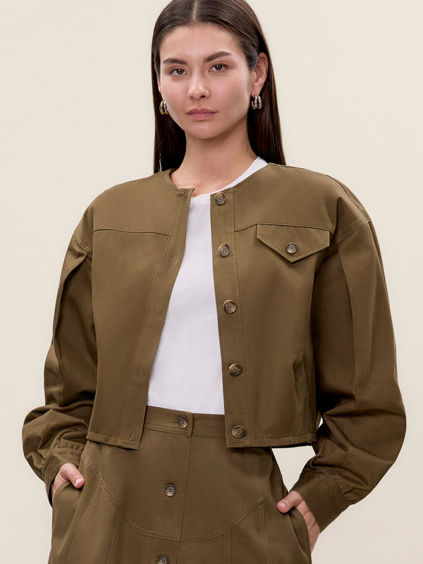 rebecca taylor Aria Twill Jacket