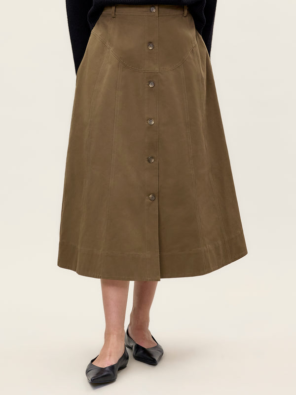 Rebecca Taylor Aria Twill Skirt