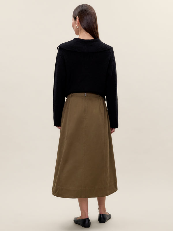 Rebecca Taylor Aria Twill Skirt