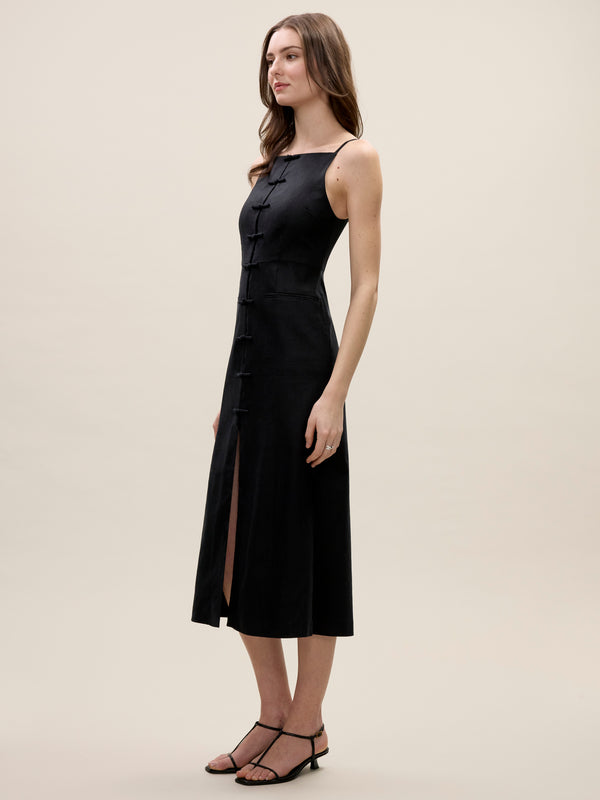Rebecca Taylor Beatrice Stretch Linen Dress