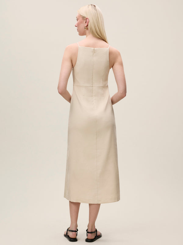 Rebecca Taylor Beatrice Stretch Linen Dress