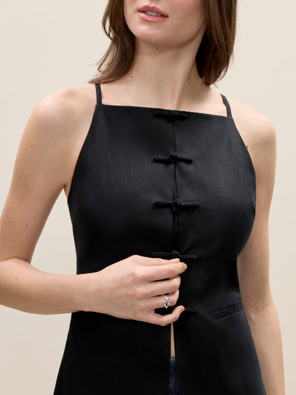 Rebecca Taylor Beatrice Stretch Linen Top