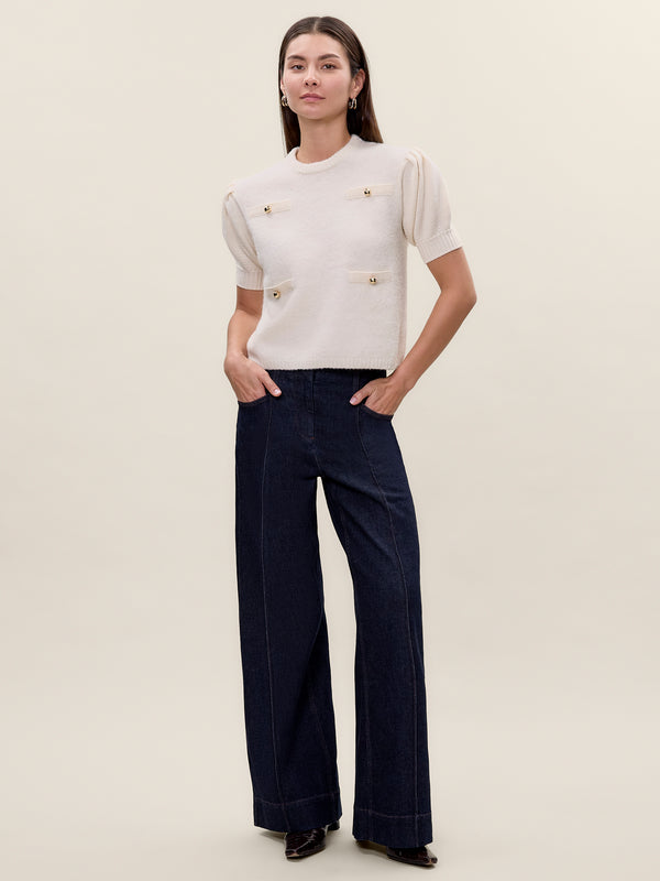 Rebecca Taylor Boucle Texture Sweater