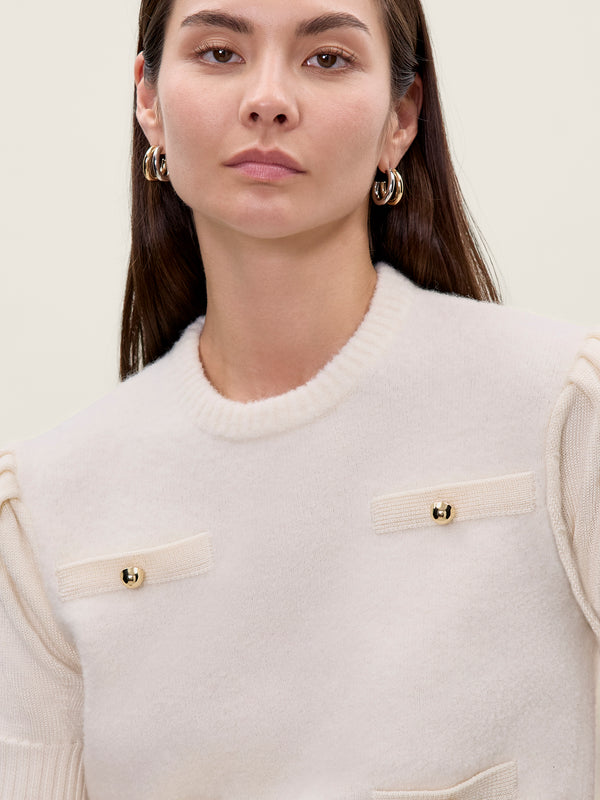 Rebecca Taylor Boucle Texture Sweater