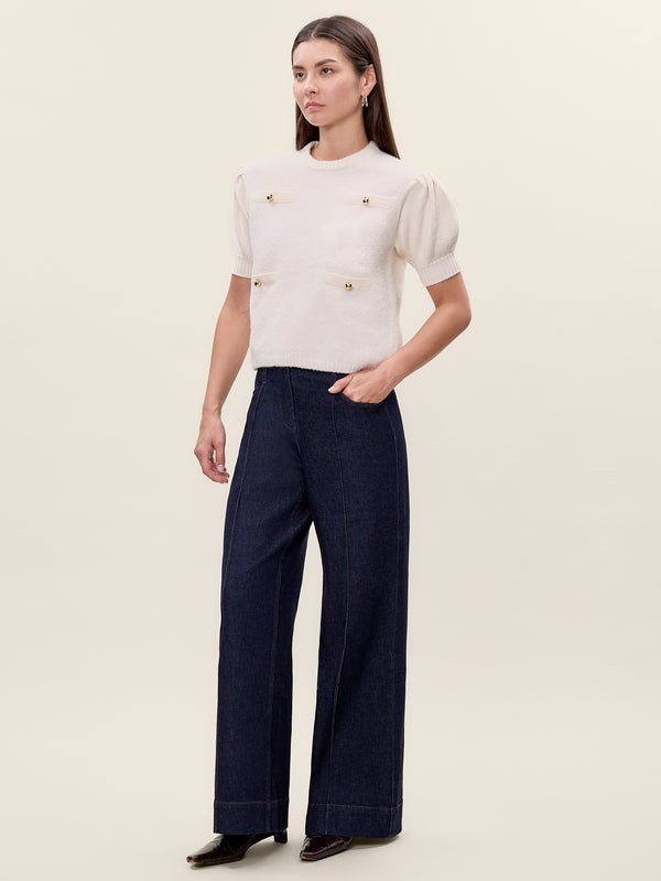 Rebecca Taylor Boucle Texture Sweater