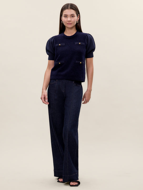 Rebecca Taylor Boucle Texture Sweater