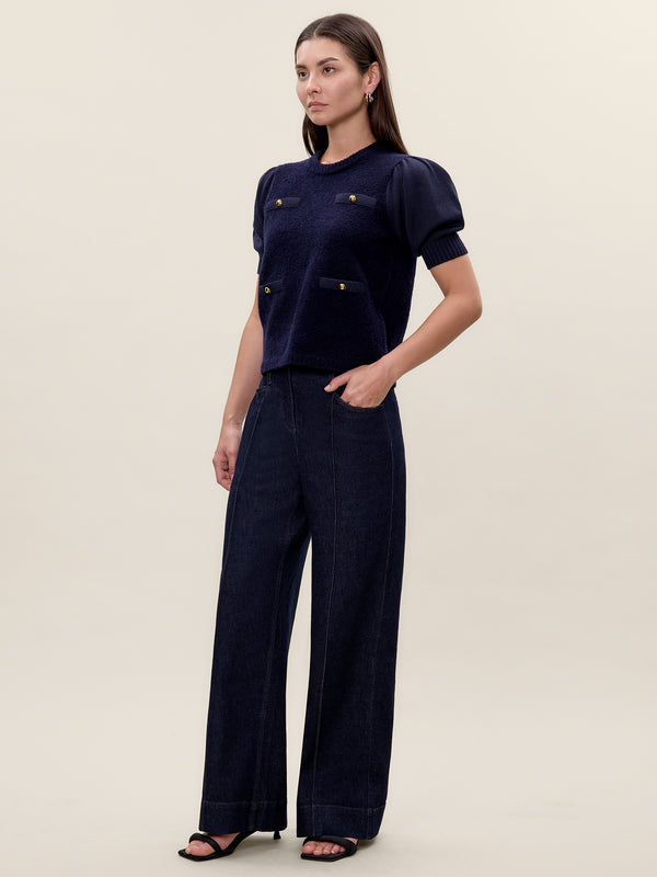 Rebecca Taylor Boucle Texture Sweater