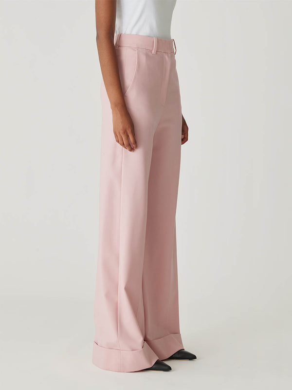 Rebecca Taylor Calvary Twill Wide Leg Trouser