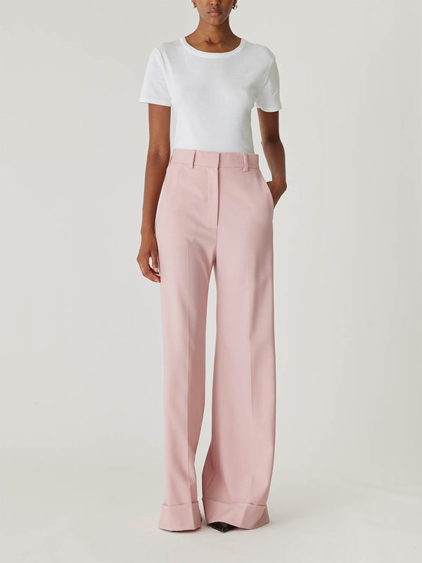 Rebecca Taylor Calvary Twill Wide Leg Trouser