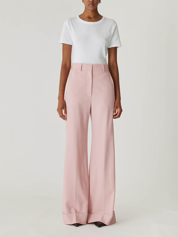 rebecca taylor Calvary Twill Wide Leg Trouser