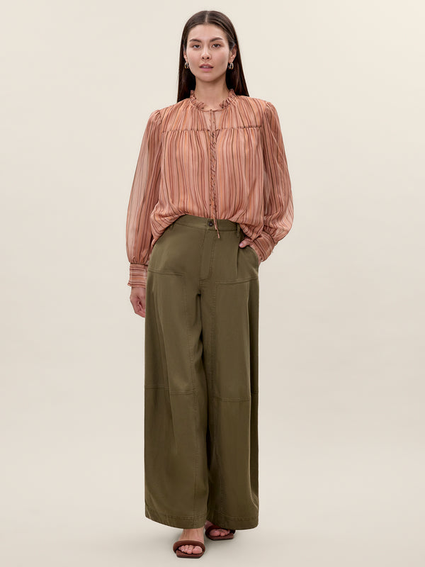 Rebecca Taylor Celeste Stripe Blouse