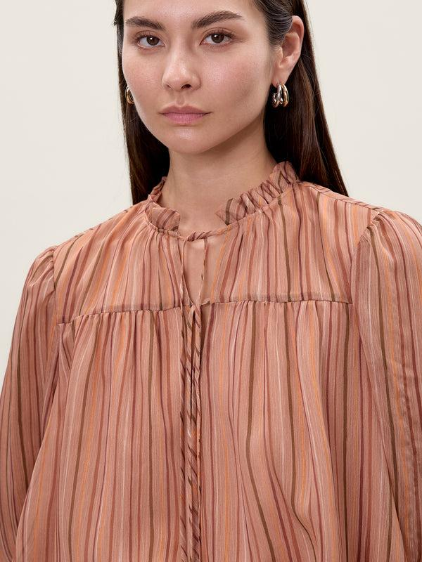 Rebecca Taylor Celeste Stripe Blouse