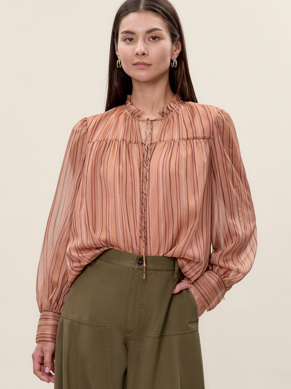 rebecca taylor Celeste Stripe Blouse